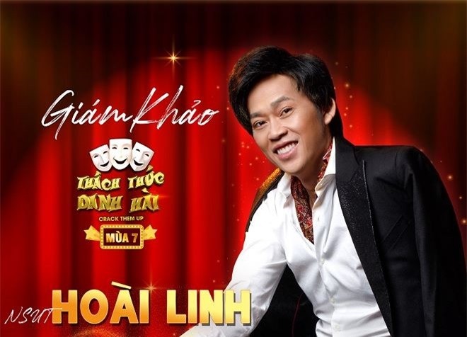Như thông báo trước đó, nghệ sĩ Hoài Linh sẽ làm giám khảo cho chương trình "Thách thức danh hài" mùa 7.