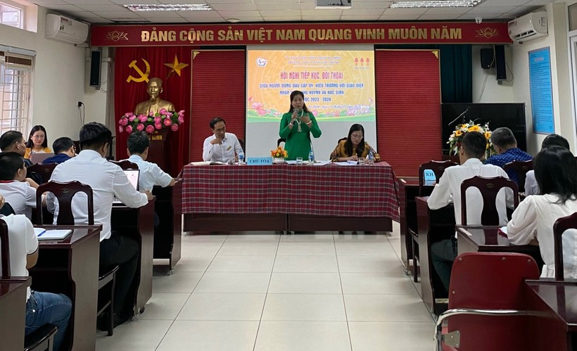 THCS Phan Chu Trinh với chủ đề: “Nâng cao chất lượng công tác bán trú trong nhà trường”. ảnh 3