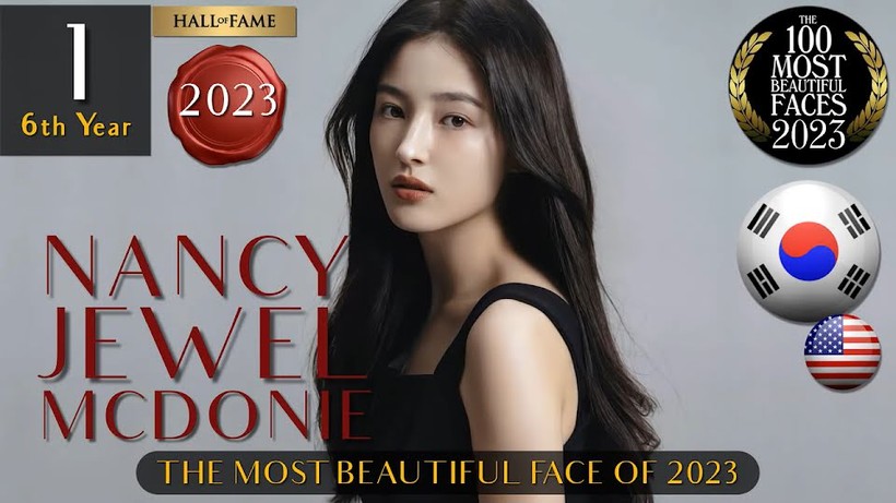 Đây là năm thứ 6 Nancy (MOMOLAND) có tên trong danh sách. Năm 2022, cô là á quân tới năm nay cô đã xuất sắc giành được vị trí thứ nhất trong top 100 gương mặt đẹp nhất thế giới.