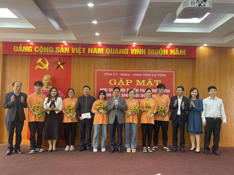 Hà Tĩnh có 69/84 học sinh đạt giải tại kỳ thi chọn học sinh giỏi quốc gia ảnh 1