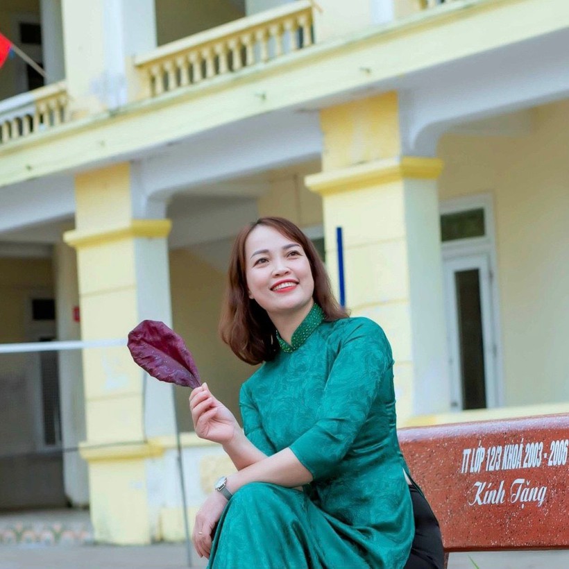 Cô giáo Trần Thị Thanh Nga - GV Trường THPT Nghèn (Hà Tĩnh).