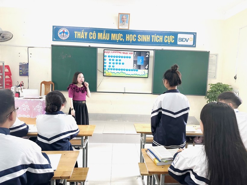 Cô giáo Nguyễn Thị Quỳnh Giang (GV Trường THPT Hồng Lĩnh, Hà Tĩnh) hy vọng qua báo chí sẽ biết thêm những phương pháp dạy học hiệu quả chương Chương trình GDPT 2018.