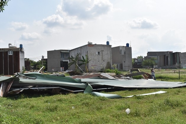 Nhà xây dựng không phép bị tháo dỡ tại xã Vĩnh Lộc A, huyện Bình Chánh