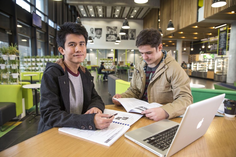 Sinh viên quốc tế theo học tại New Zealand.