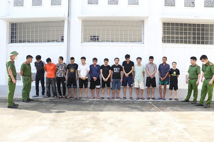  Các đối tượng liên quan đến ma túy bị Công an huyện Diễn Châu bắt giữ
