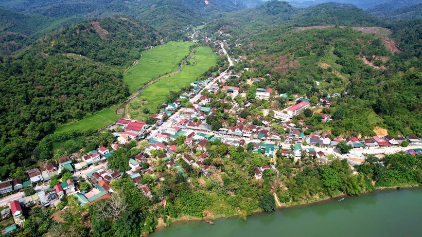Xã Tam Quang, huyện Tương Dương (Nghệ An) nơi xảy ra động đất. Ảnh minh họa.