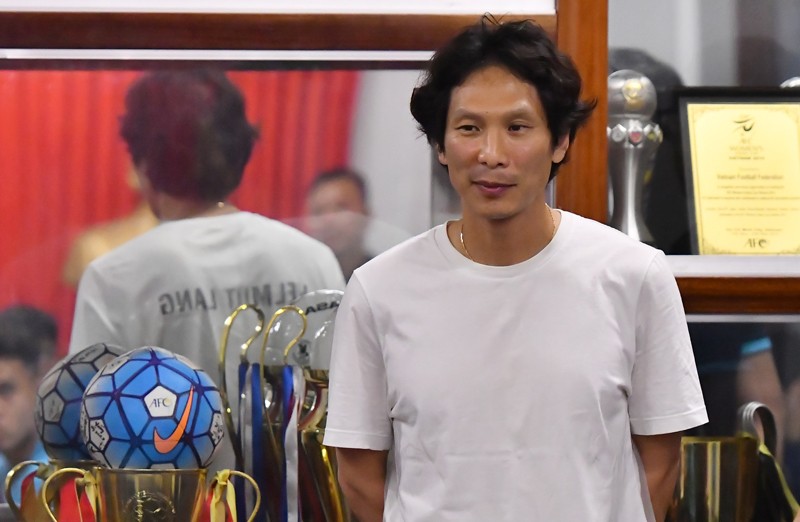  HLV trưởng Gong Oh Kyun tự tin trước trận gặp U23 Thái Lan.