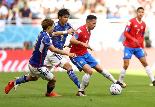 Nhật Bản thua sát nút Costa Rica ở lượt trận thứ 2 World Cup 2022.