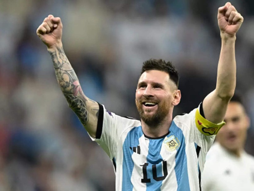Messi đoạt giải thưởng Cầu thủ xuất sắc nhất thế giới năm 2022.