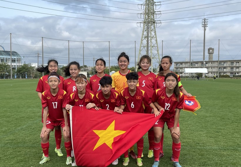 U17 nữ Việt Nam thắng cách biệt Okinawa ở Jenesys Memorial Cup 2023.