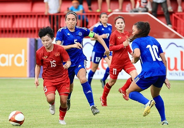 Nữ Philippines bị loại dù thắng Việt Nam ở lượt trận cuối.