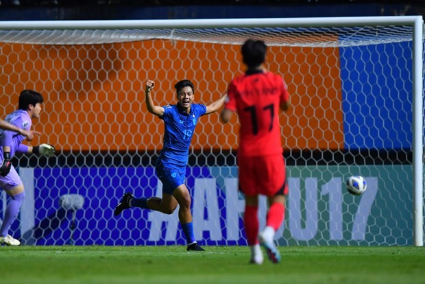 U17 Thái Lan dừng bước ở giải châu Á sau trận thua Hàn Quốc.