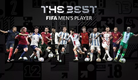 Danh sách ứng cử viên giải Cầu thủ nam xuất sắc nhất FIFA 2023.