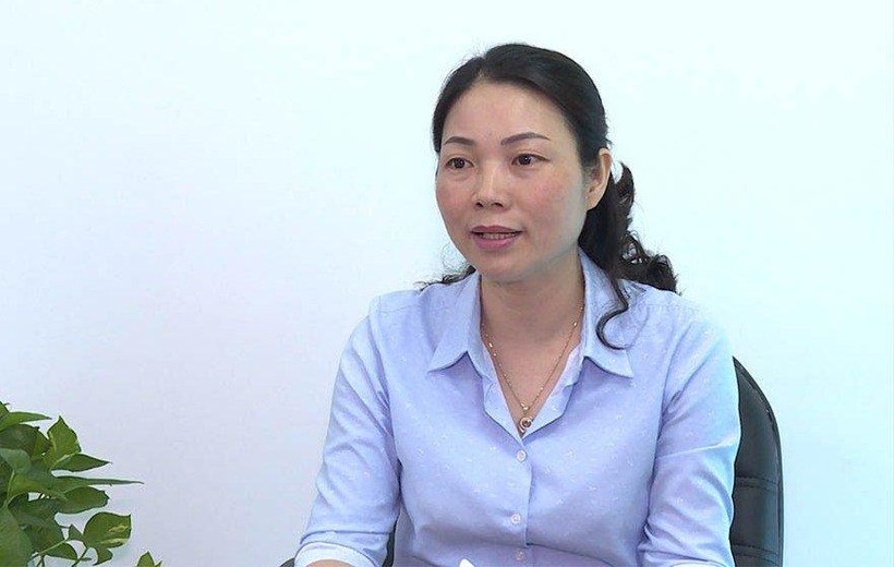 Bà Nguyễn Thị Thúy, Giám đốc Sở Giáo dục và Đào tạo Quảng Ninh. 