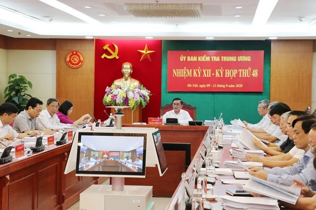 Kỳ họp thứ 48 của UBKTTƯ diễn ra từ ngày 9 đến 11/9/2020 tại Hà Nội.