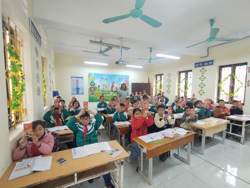 Nhiều trường học Ba Vì (Hà Nội) tổ chức Tết trồng cây  ảnh 3