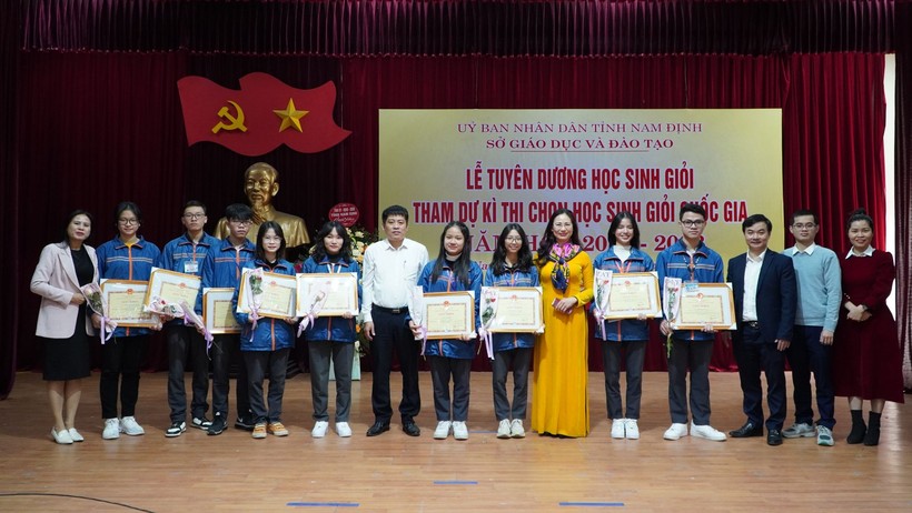 Nam Định tăng 5 giải học sinh giỏi quốc gia trong năm 2023 ảnh 1