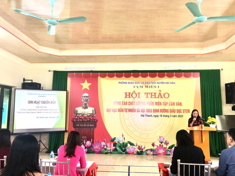 Nam Định nâng chất lượng dạy môn Tiếng Việt và Tự nhiên Xã hội ảnh 1