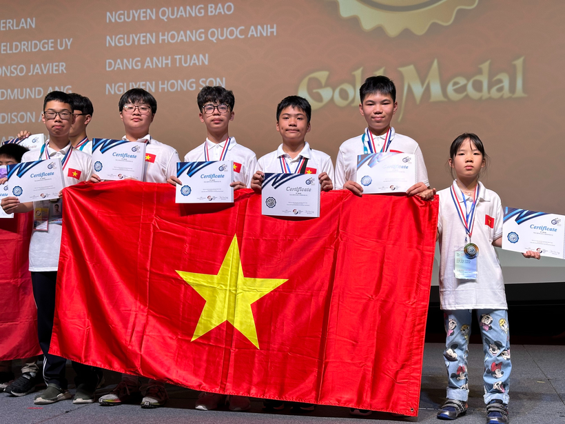 34 học sinh Việt Nam đoạt giải tại Kỳ thi Toán Quốc tế WMI 2023  ảnh 1