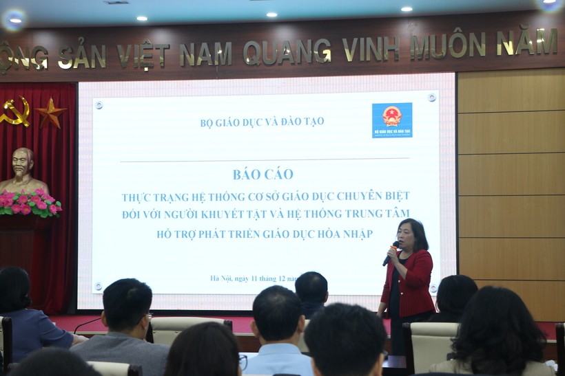 TS Nguyễn Thị Kim Hoa nêu báo cáo thực trạng của dự thảo quy hoạch.