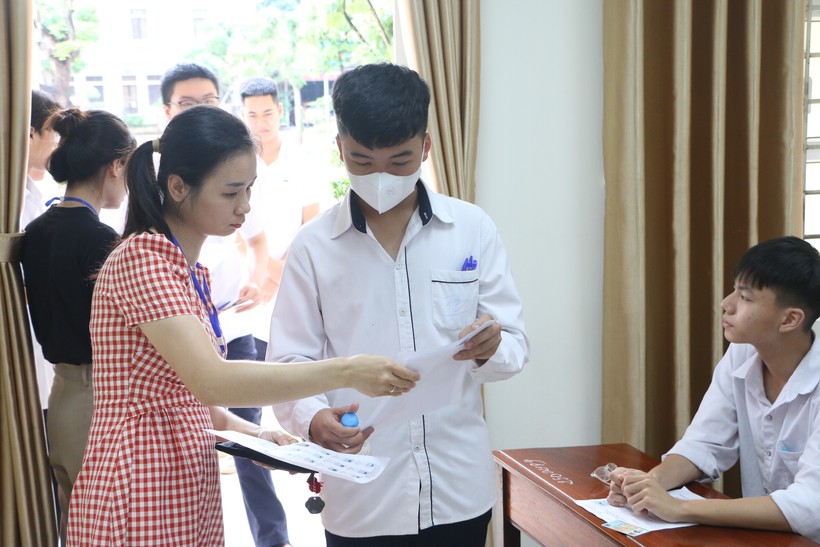 Thí sinh thi tốt nghiệp THPT năm 2023 tại Nam Định.