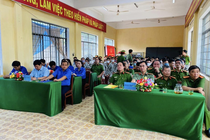 Năm nay chương trình được tổ chức tại Trại tạm giam Công an tỉnh Quảng Ngãi. ảnh 1