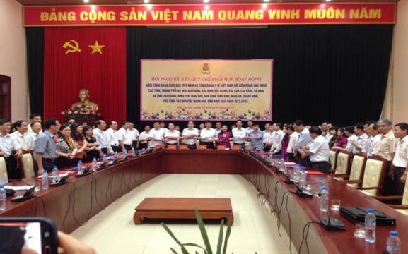 Hội nghị ký Quy chế phối hợp tổ chức tại tỉnh Bắc Ninh