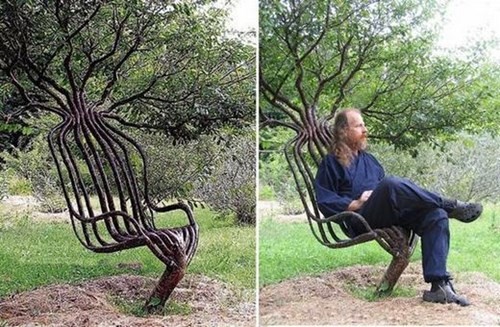 Khám phá khu vườn “trồng bàn ghế” duy nhất trên thế giới