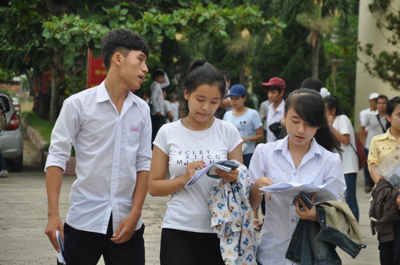 Thí sinh dự thi kỳ thi THPT quốc gia 2016 tại Quảng Nam.

