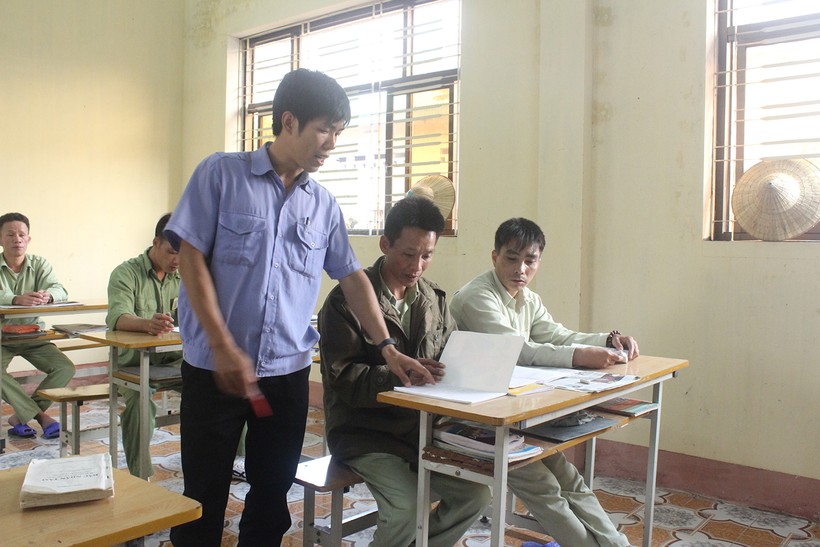 Lớp học văn hóa cho học viên cai nghiện tại Trung tâm GD-LĐ-XH tỉnh Quảng Ninh