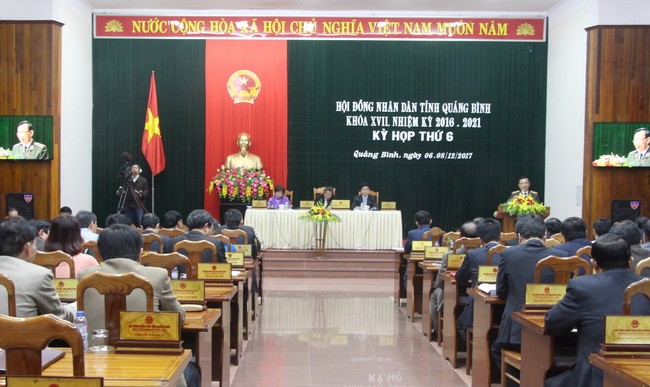 Kỳ họp 6 của HĐND tỉnh Quảng Bình