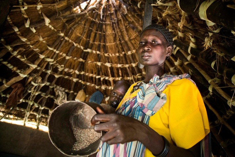 Xung đột và hạn hán đã ảnh hưởng nghiêm trọng đến việc tiếp cận thức ăn cho phụ nữ và trẻ em ở Nam Sudan