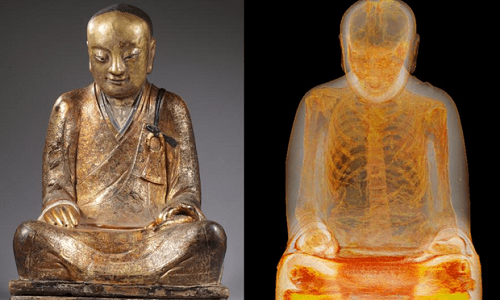 Người dân Trung Quốc đến Hà Lan đòi tượng Phật chứa xác ướp 1.000 năm tuổi
