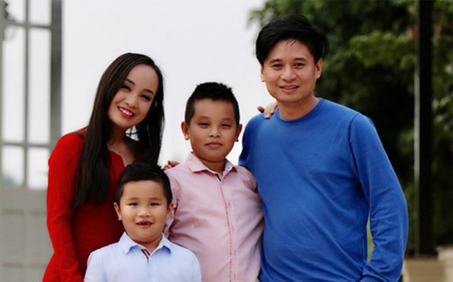 Gia đình hạnh phúc của cặp đôi nghệ sĩ Thu Huyền - Tấn Minh
