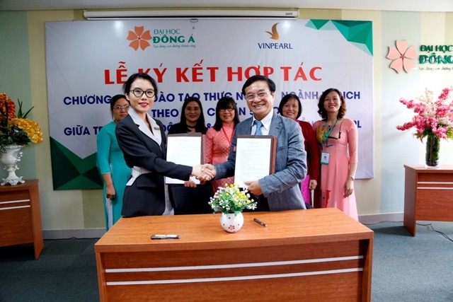  Trường ĐH Đông Á, Công ty CP Vinpearl ký kết hợp tác