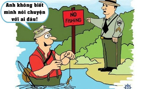 Vua nói dối đi câu cá