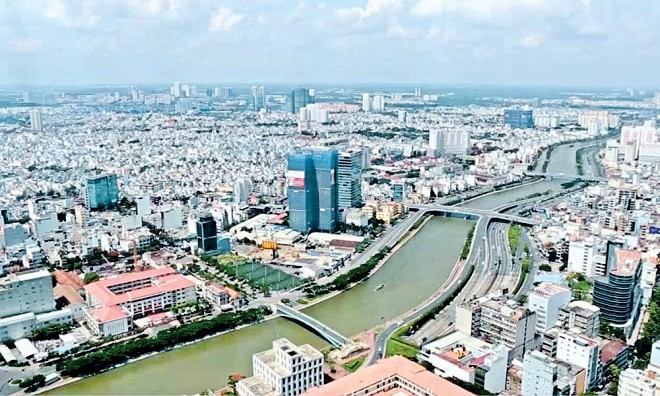 Một góc Sài Gòn - TPHCM hôm nay.	Ảnh: VNN