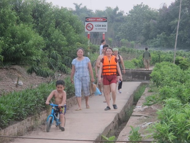 Cảnh báo nguy hiểm ở các bãi tắm tự phát tại thủ đô Hà Nội