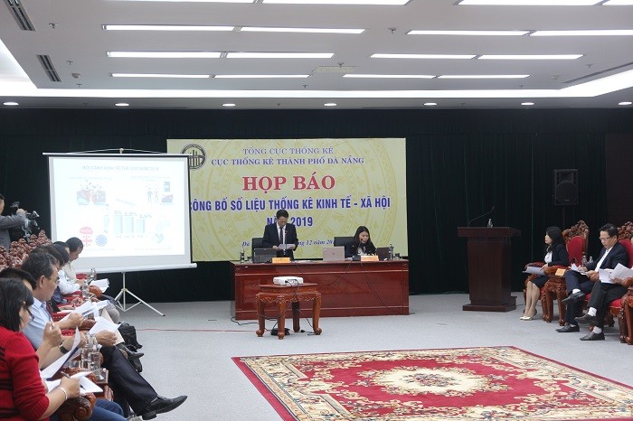 Cục Thống kê TP Đà Nẵng tổ chức công bố số liệu thống kê kinh tế - xã hội TP Đà Nẵng năm 2019.