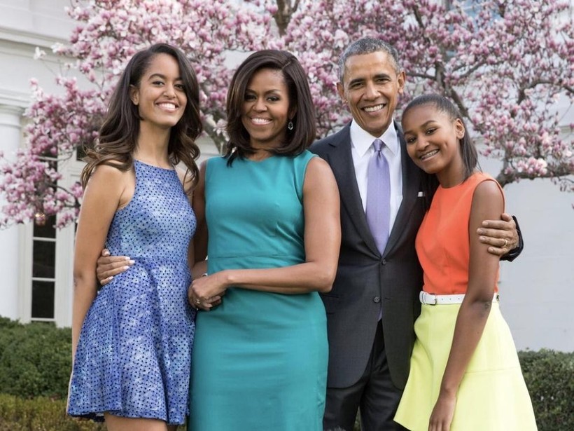 Gia đình hạnh phúc của cựu Tổng thống Obama 