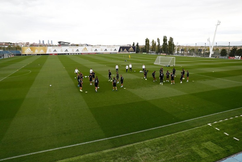 Quang cảnh trung tâm huấn luyện Valdebebas của Real Madrid, nơi Ronaldo đang tập luyện. 