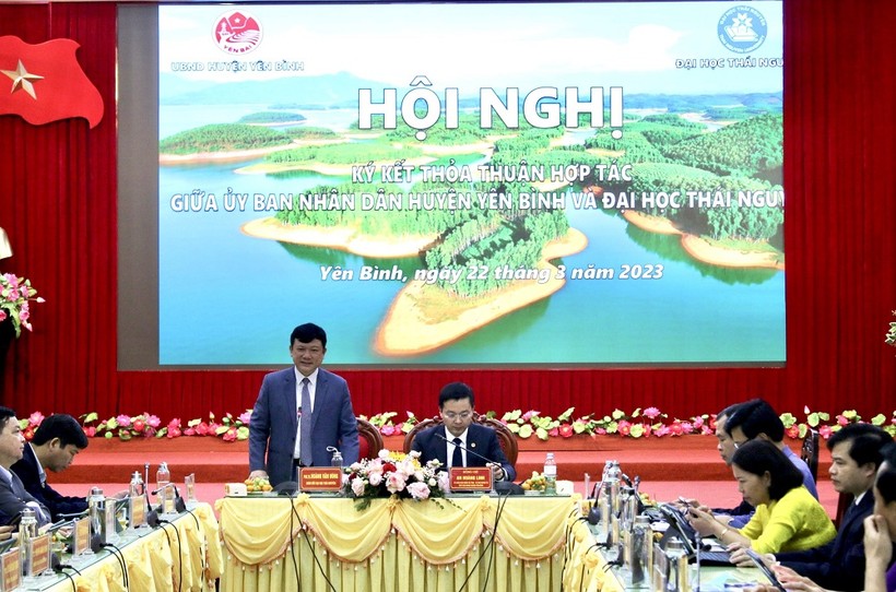 Đại học Thái Nguyên ký kết thỏa thuận hợp tác với huyện Yên Bình ảnh 2