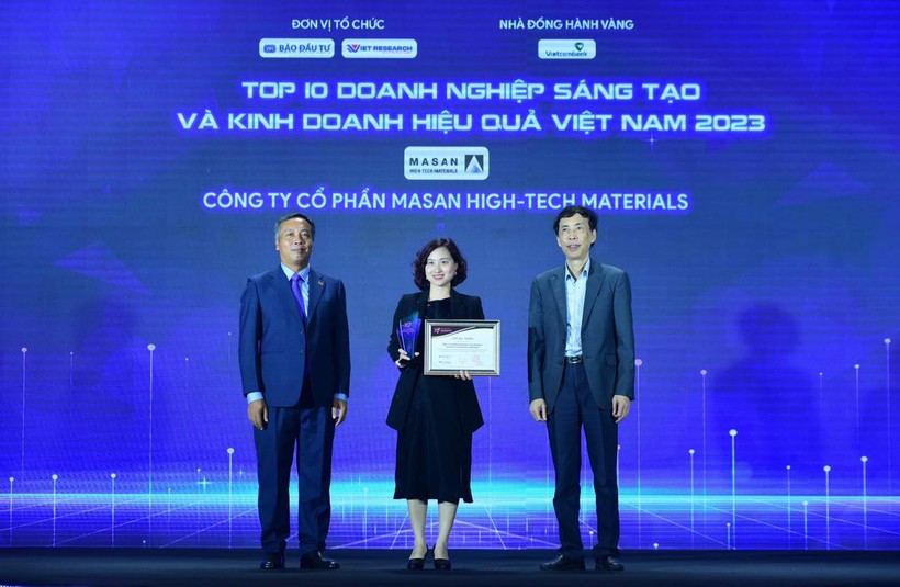 Masan High-Tech Materials được vinh danh Top 10 Doanh nghiệp Sáng tạo và Kinh doanh hiệu quả.