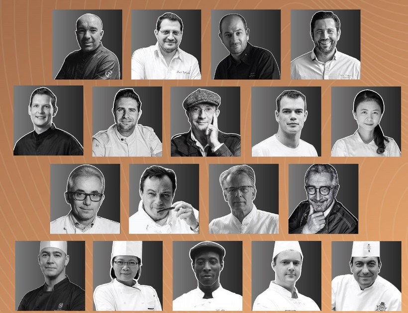 18 siêu đầu bếp thế giới sẽ tham gia Tuần lễ ẩm thực Metropole Culinary Stars 2019. Ảnh: BTC