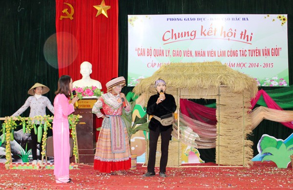Lào Cai: Hội thi công tác tuyên vận giỏi cấp học mầm non huyện Bắc Hà