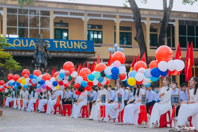 Tự hào ngôi trường mang tên người anh hùng áo vải Quang Trung  ảnh 1