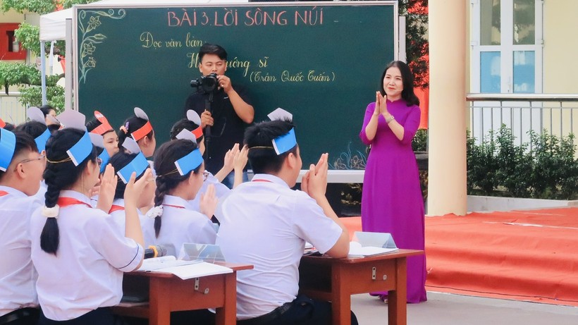Chuyên đề Ngữ văn lớp 8 của Trường THCS Trần Phú, quận Kiến An được đánh giá cao. ảnh 2