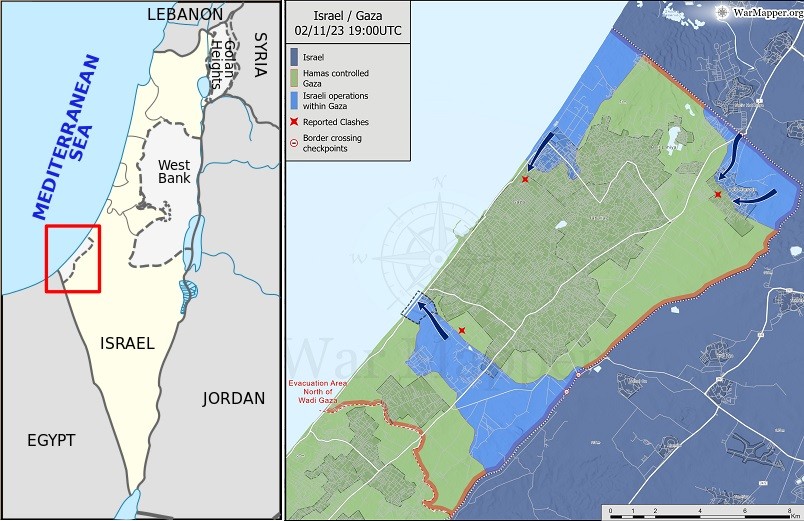 Israel đánh xuyên Địa Trung Hải, cắt rời dải Gaza làm hai phần