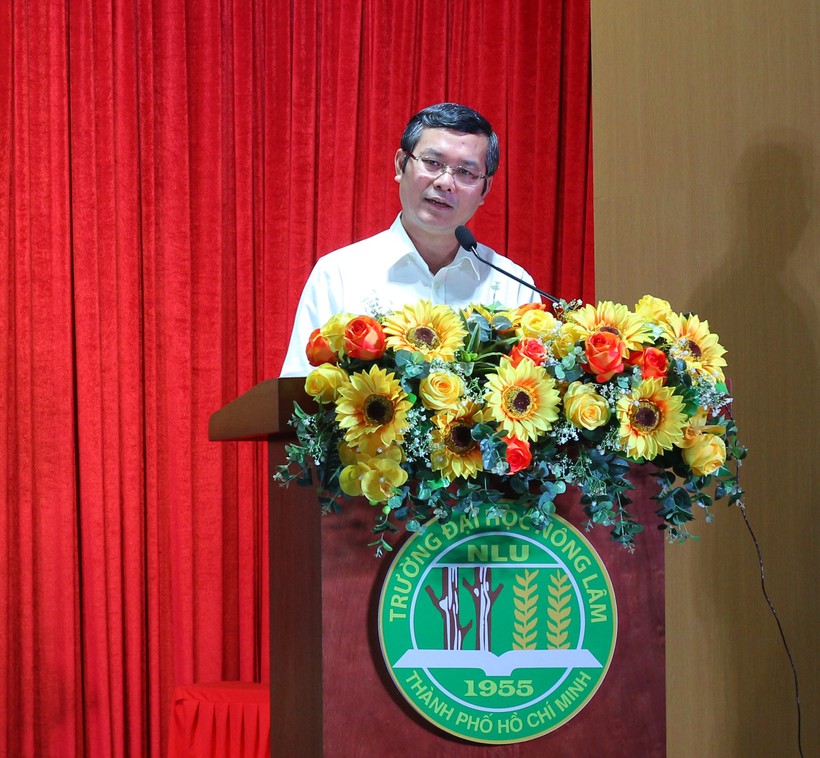 Thứ trưởng Nguyễn Văn Phúc phát biểu tại hội nghị. (Ảnh: Anh Tiến)