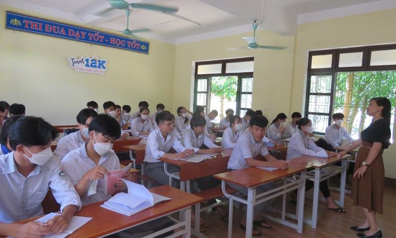 Quảng Bình chưa tăng học phí năm học 2022-2023.
